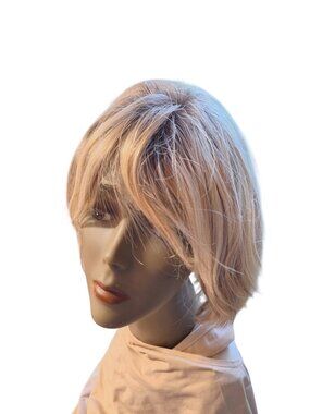 New Blonde Ombre Bob Length Wig 100% Human Hair